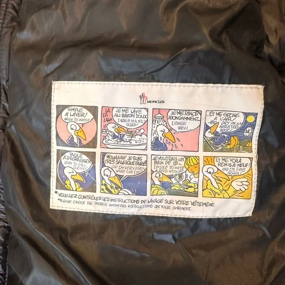 Black down filled puffer coat with removable hood - Picture 5 of 12